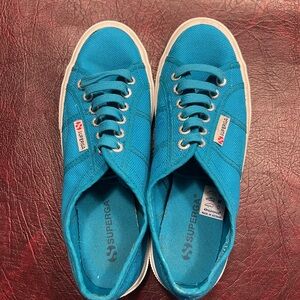 SUPERGA 2750 UNISEX TURQUOISE SNEAKERS!  FOR MEN AND WOMEN!